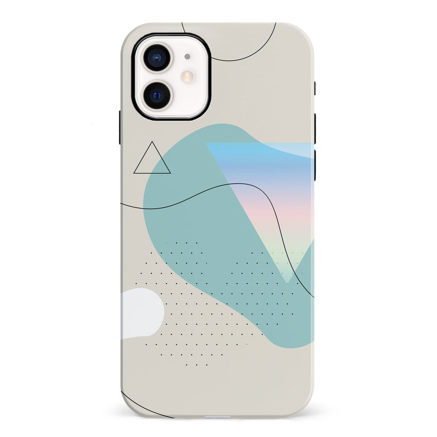 iPhone 12 Mini Electric Haze Abstract Phone Case