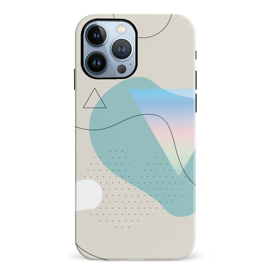 iPhone 12 Pro Electric Haze Abstract Phone Case