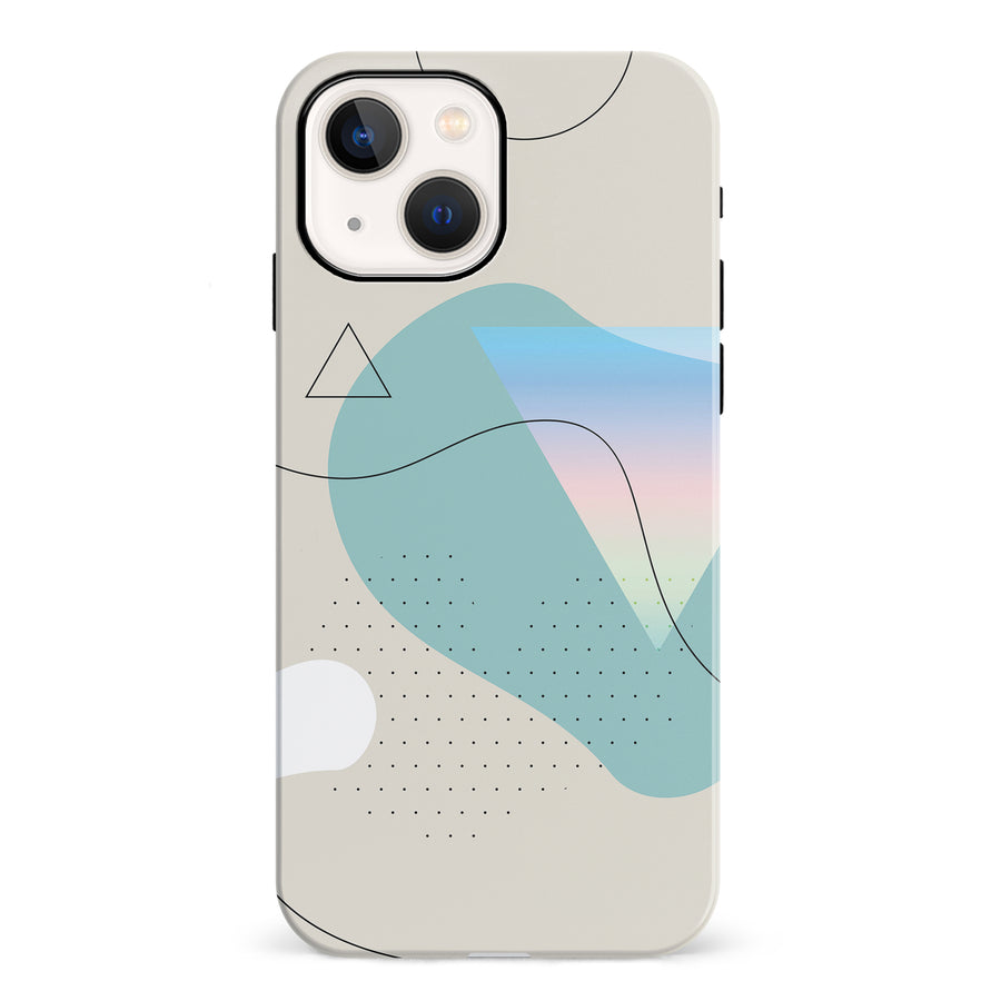 iPhone 13 Electric Haze Abstract Phone Case