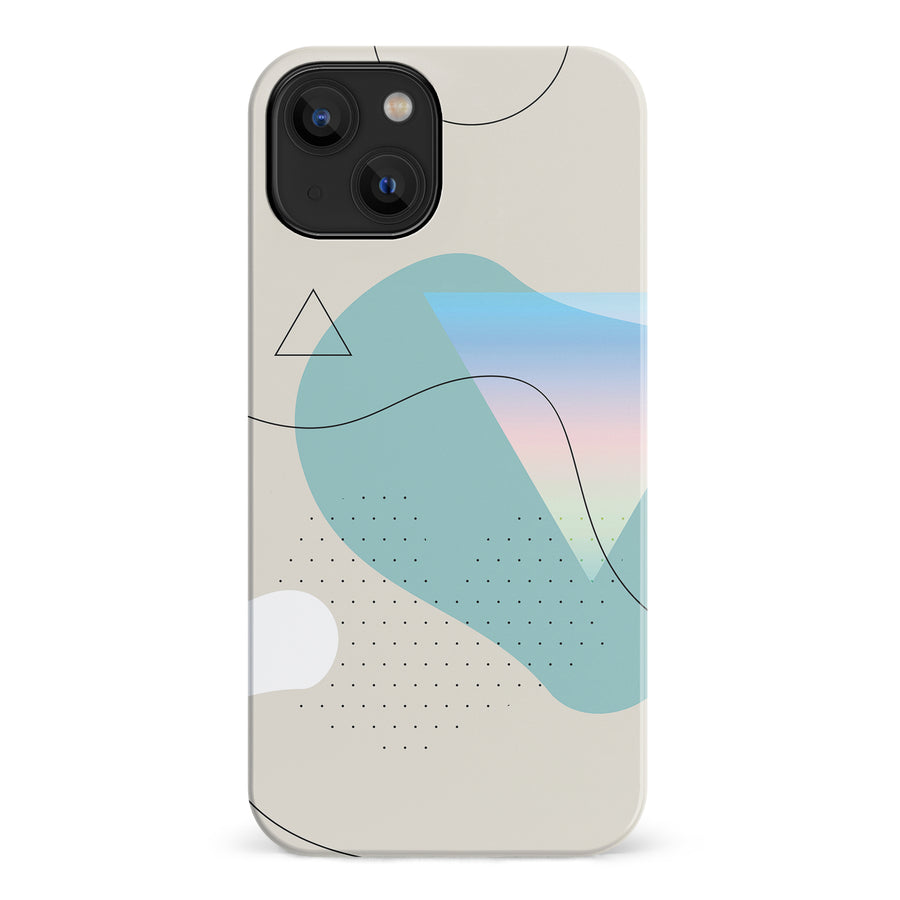 iPhone 14 Electric Haze Abstract Phone Case