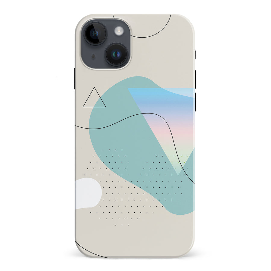 iPhone 15 Plus Electric Haze Abstract Phone Case