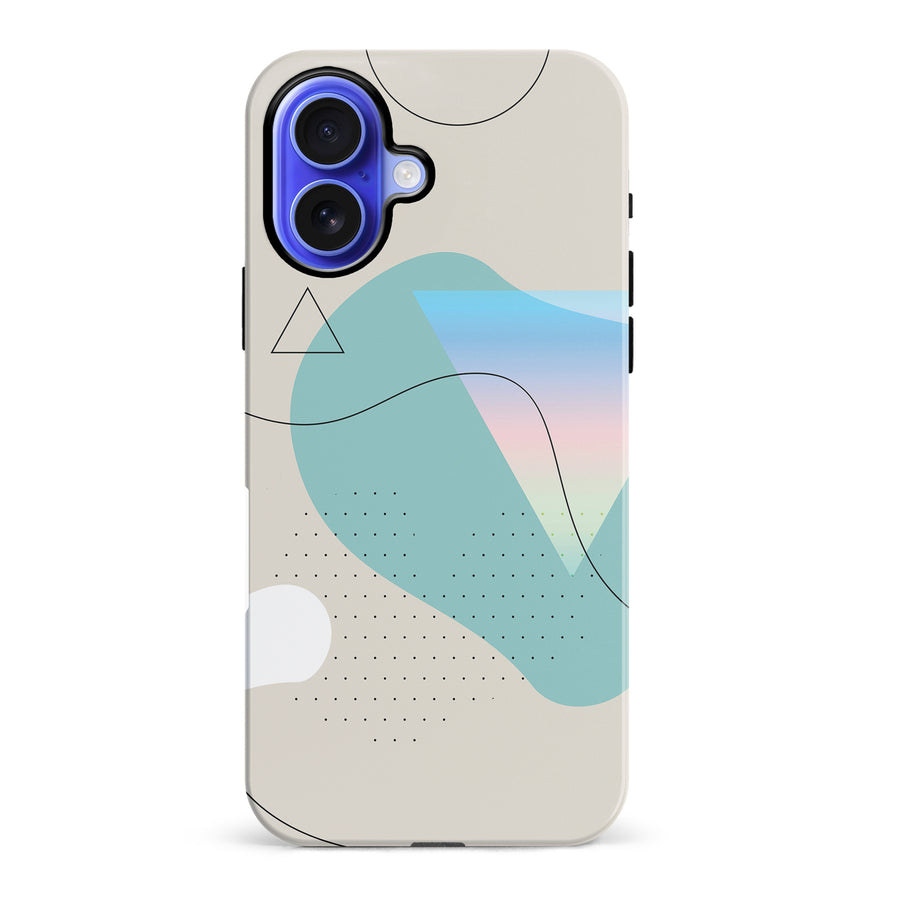 iPhone 16 Plus Electric Haze Abstract Phone Case