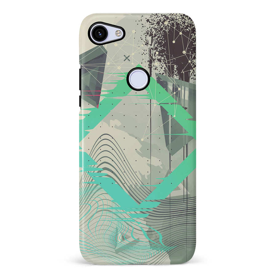 Google Pixel 3A Retro Wave Abstract Phone Case
