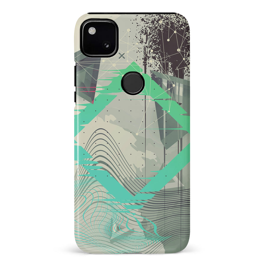 Google Pixel 4A Retro Wave Abstract Phone Case