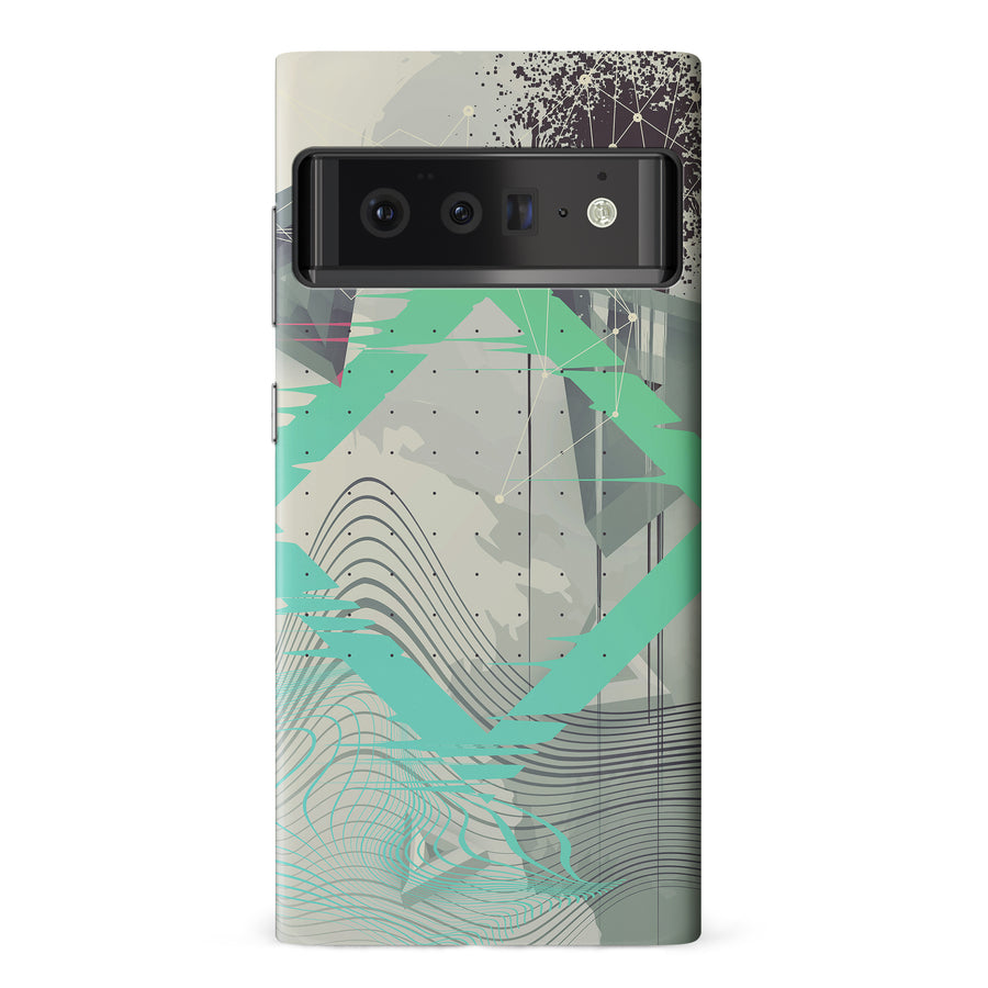 Google Pixel 6 Pro Retro Wave Abstract Phone Case
