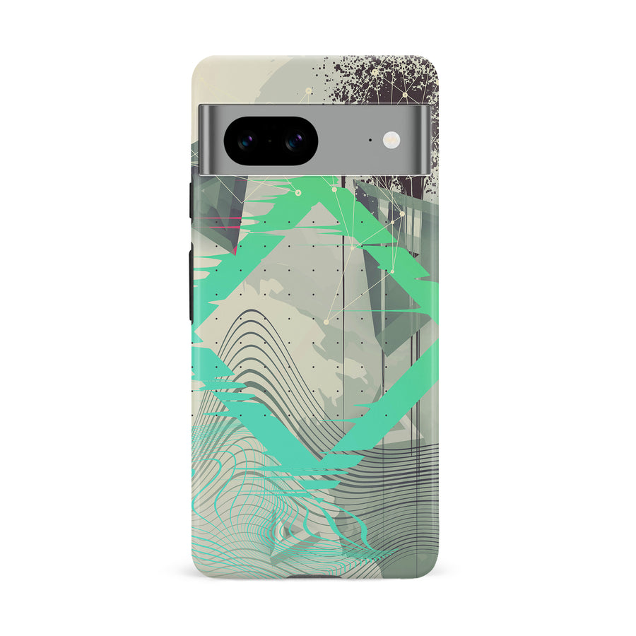 Google Pixel 8A Retro Wave Abstract Phone Case