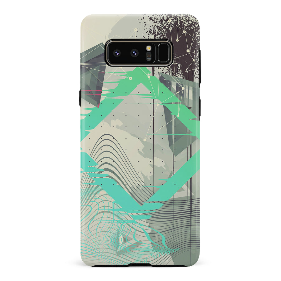 Samsung Galaxy Note 8 Retro Wave Abstract Phone Case
