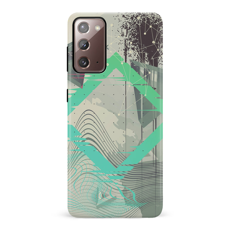 Samsung Galaxy Note 20 Retro Wave Abstract Phone Case