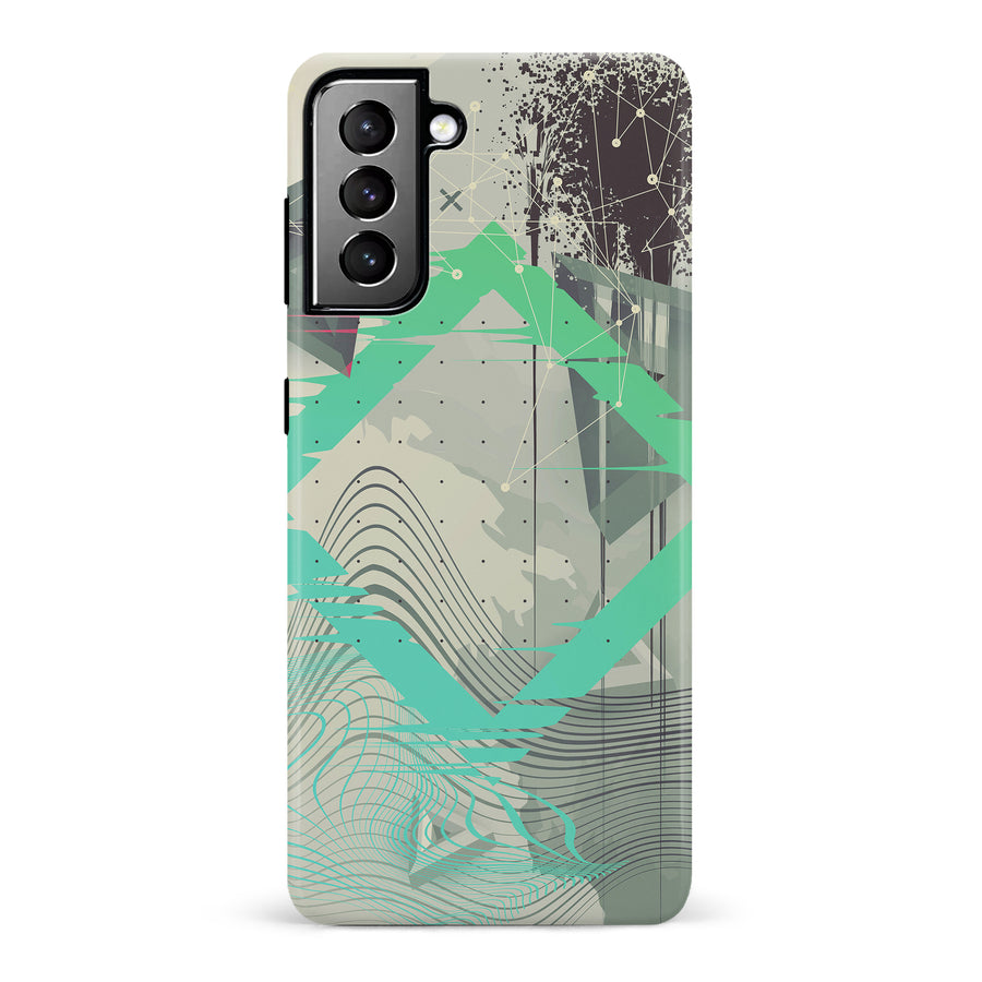 Samsung Galaxy S21 Plus Retro Wave Abstract Phone Case