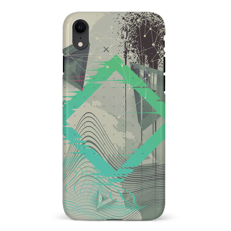 iPhone XR Retro Wave Abstract Phone Case