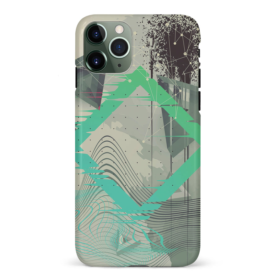iPhone 11 Pro Retro Wave Abstract Phone Case
