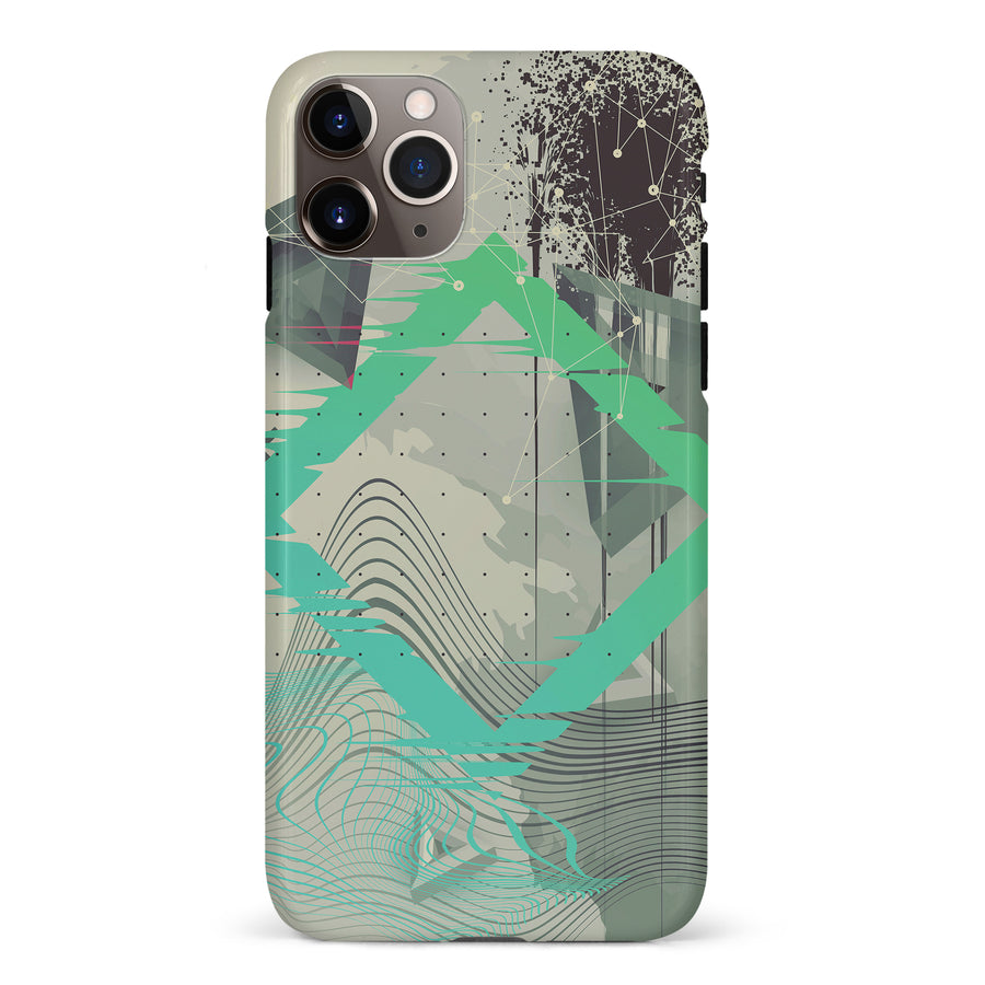 iPhone 11 Pro Max Retro Wave Abstract Phone Case