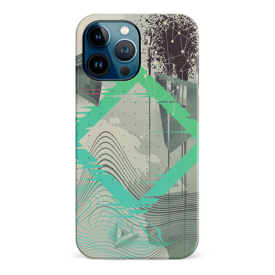 iPhone 12 Pro Max Retro Wave Abstract Phone Case