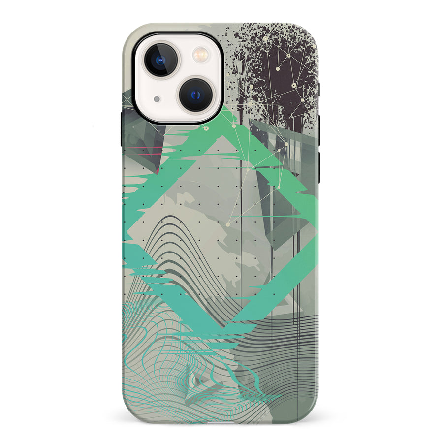 iPhone 13 Retro Wave Abstract Phone Case