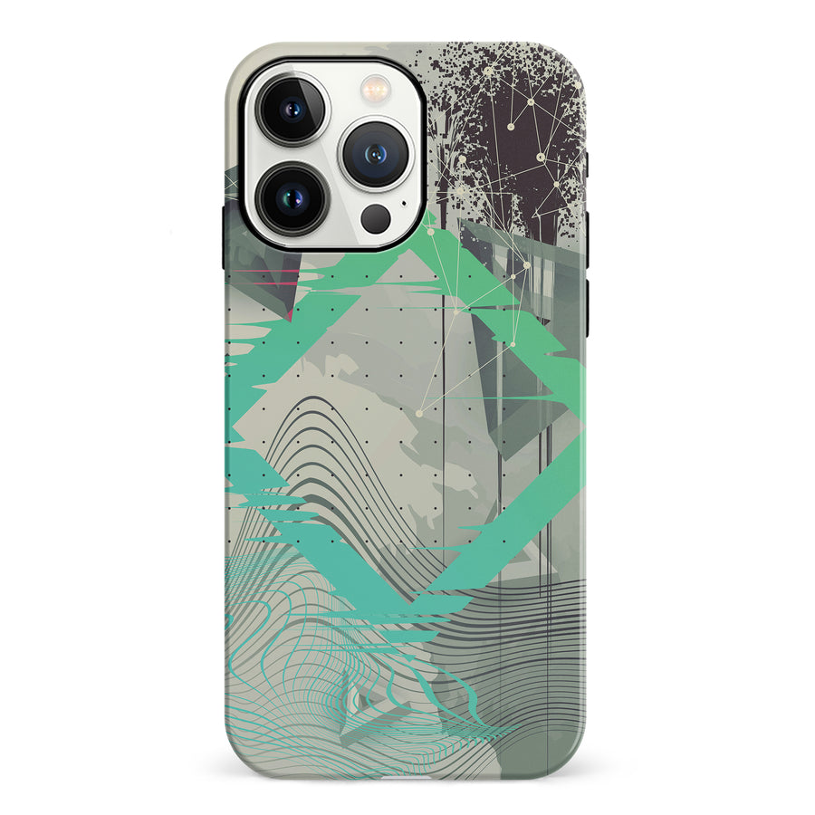 iPhone 13 Pro Retro Wave Abstract Phone Case