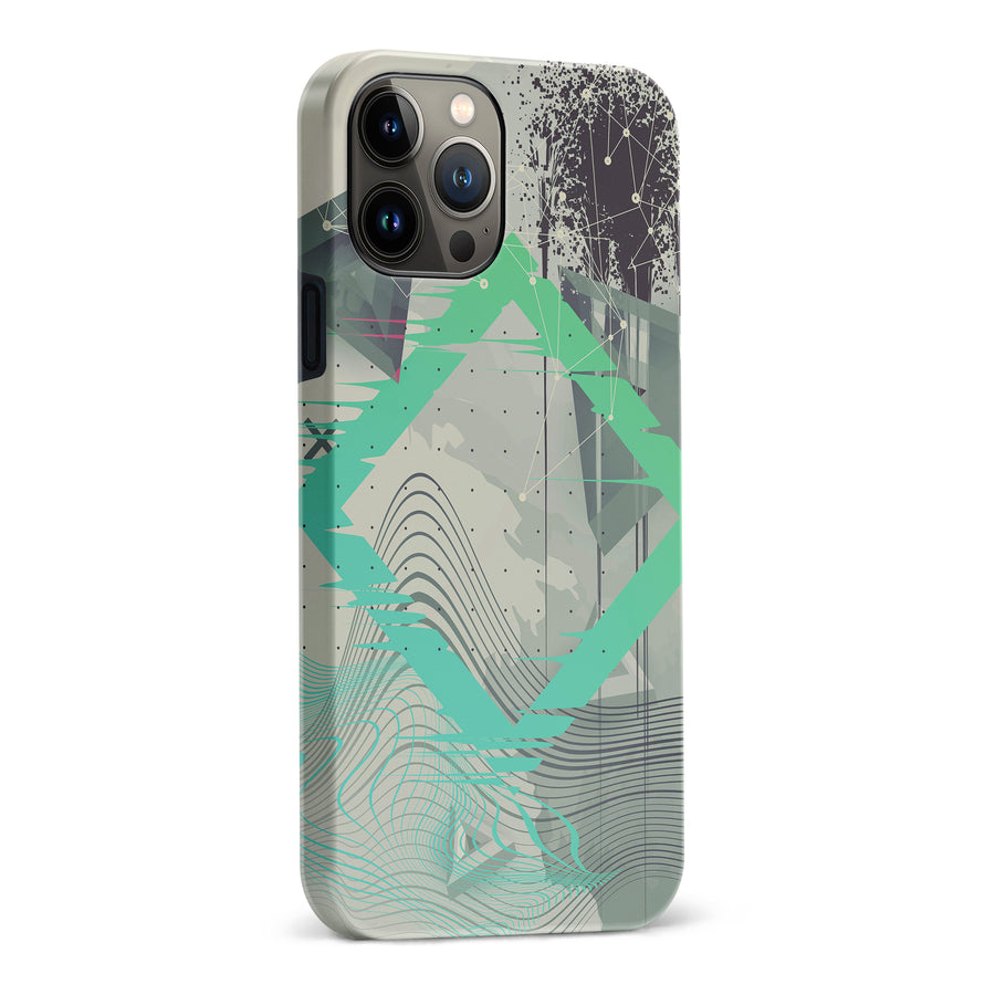iPhone 13 Pro Max Retro Wave Abstract Phone Case