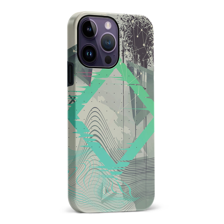 iPhone 14 Pro Max Retro Wave Abstract Phone Case