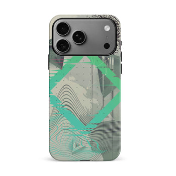 iPhone 17 Pro Max Retro Wave Abstract Phone Case