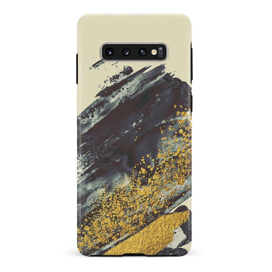 Samsung Galaxy S10 Chromatic Chaos Abstract Phone Case