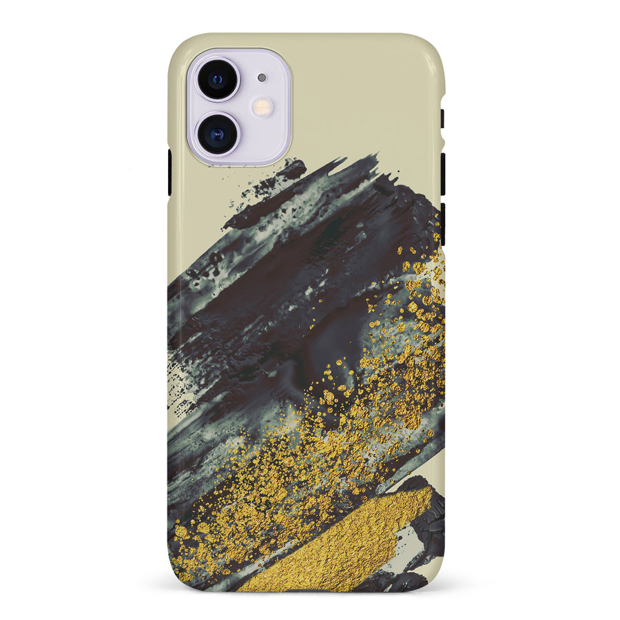 iPhone 11 Chromatic Chaos Abstract Phone Case