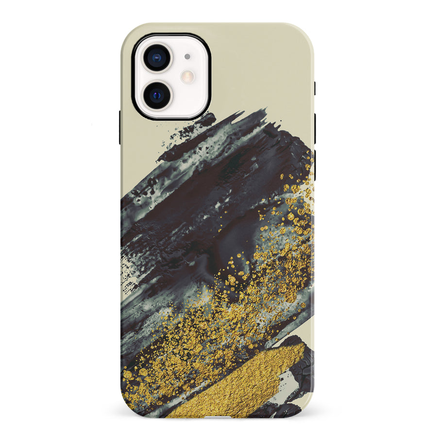 iPhone 12 Mini Chromatic Chaos Abstract Phone Case
