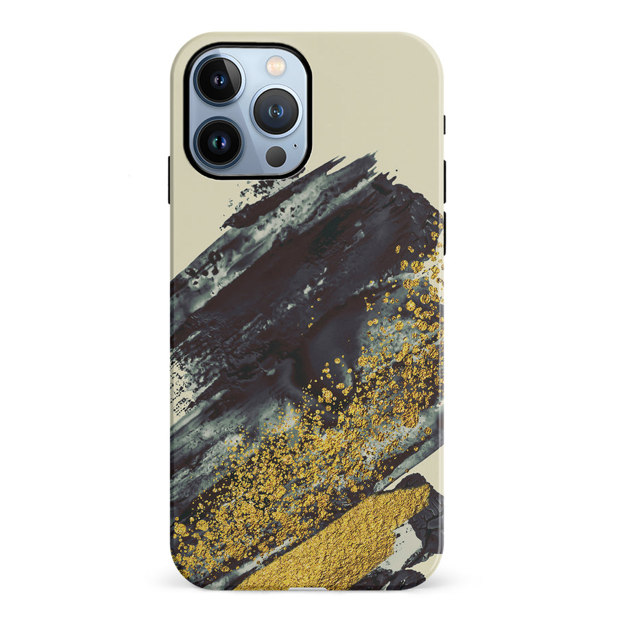 iPhone 12 Pro Chromatic Chaos Abstract Phone Case