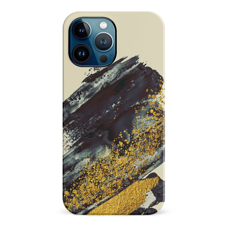 iPhone 12 Pro Max Chromatic Chaos Abstract Phone Case