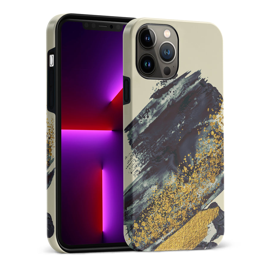 iPhone 13 Pro Max Chromatic Chaos Abstract Phone Case