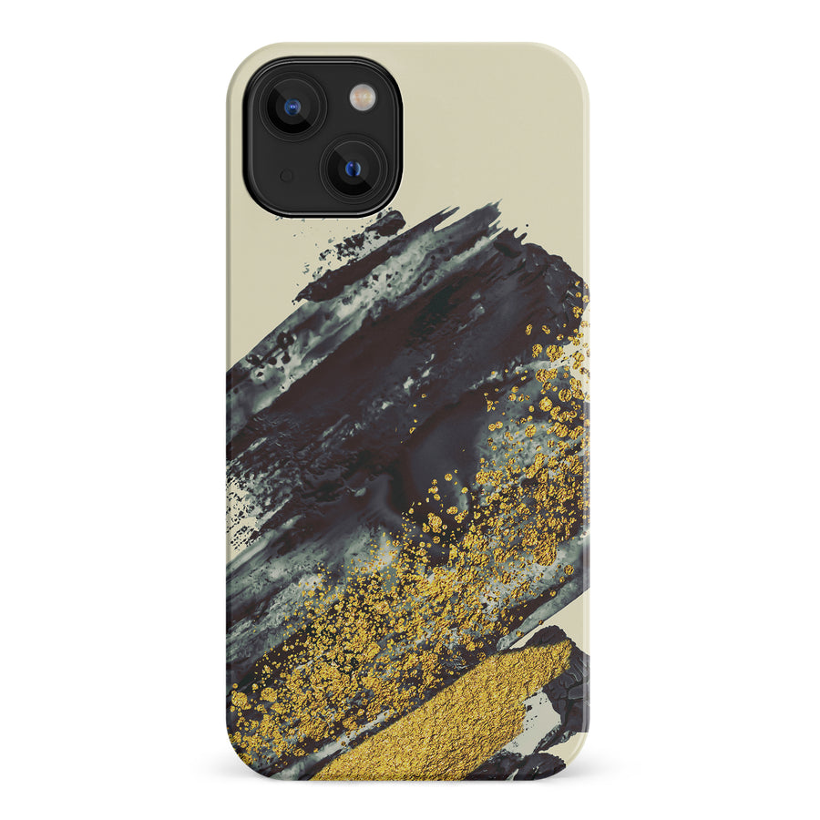 iPhone 14 Chromatic Chaos Abstract Phone Case