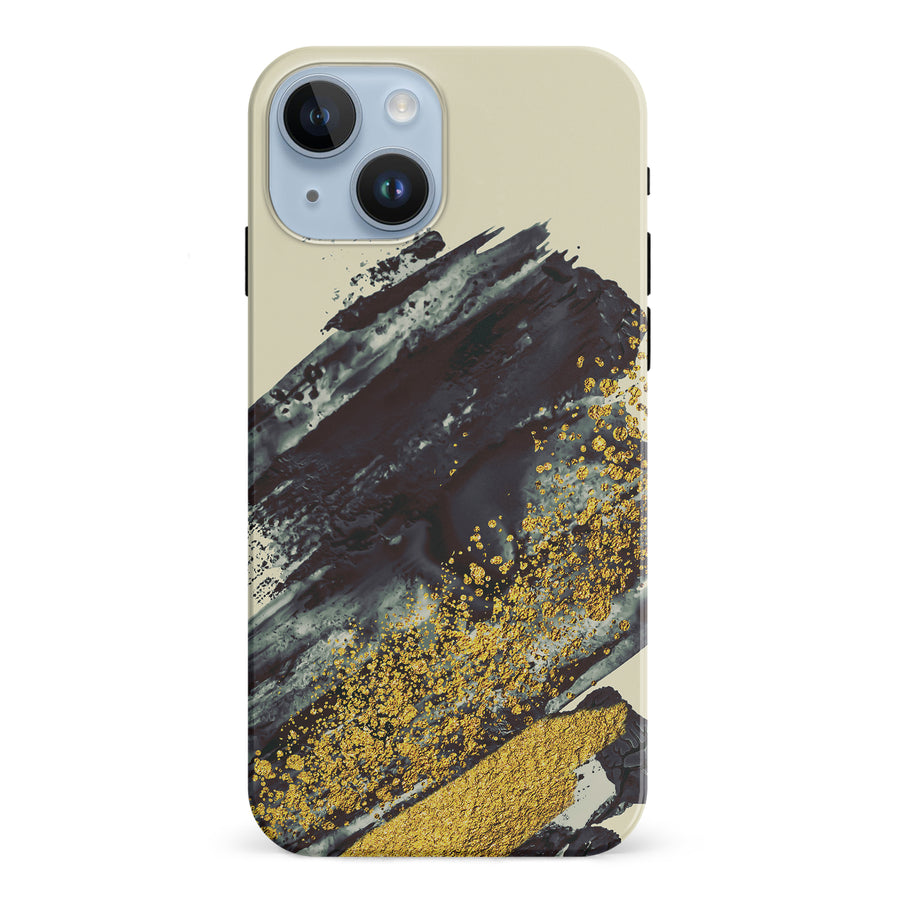 iPhone 15 Chromatic Chaos Abstract Phone Case