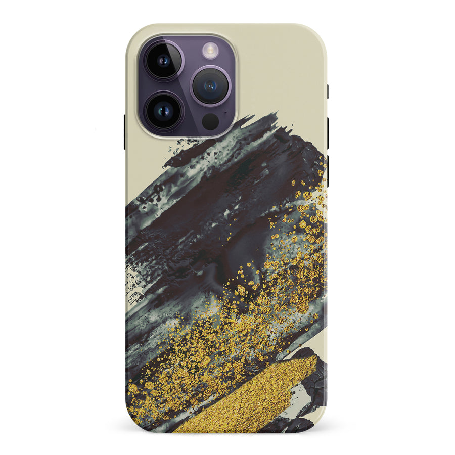 iPhone 15 Pro Chromatic Chaos Abstract Phone Case