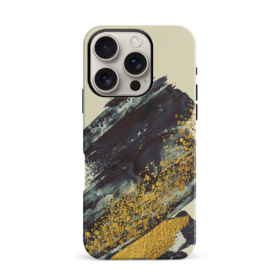 iPhone 16 Pro Chromatic Chaos Abstract Phone Case