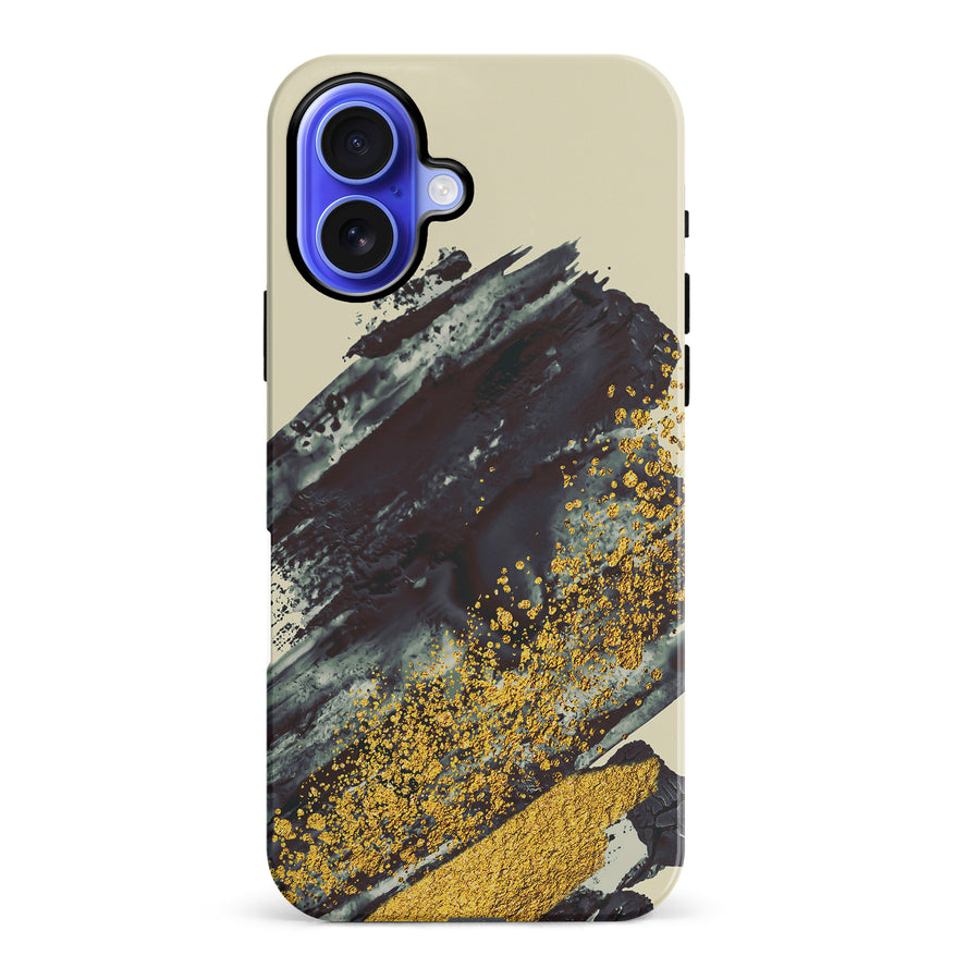 iPhone 16 Plus Chromatic Chaos Abstract Phone Case