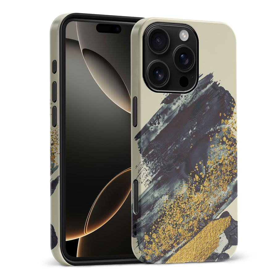 iPhone 16 Pro Max Chromatic Chaos Abstract Phone Case