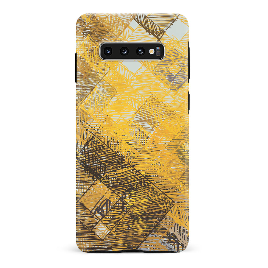 Samsung Galaxy S10 Digital Dream Abstract Phone Case