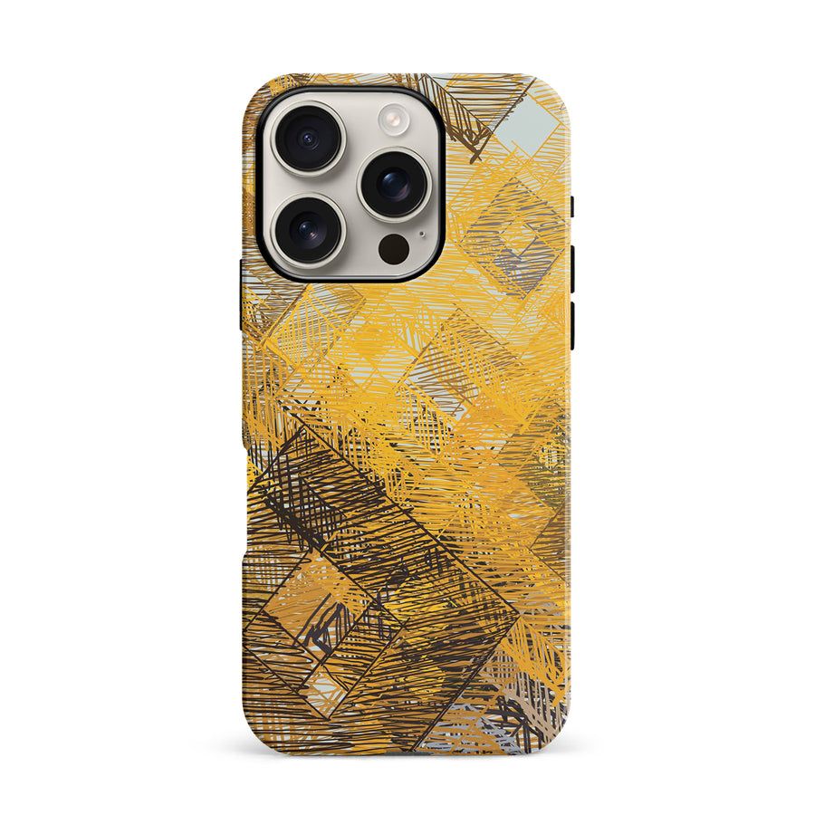 iPhone 16 Pro Digital Dream Abstract Phone Case