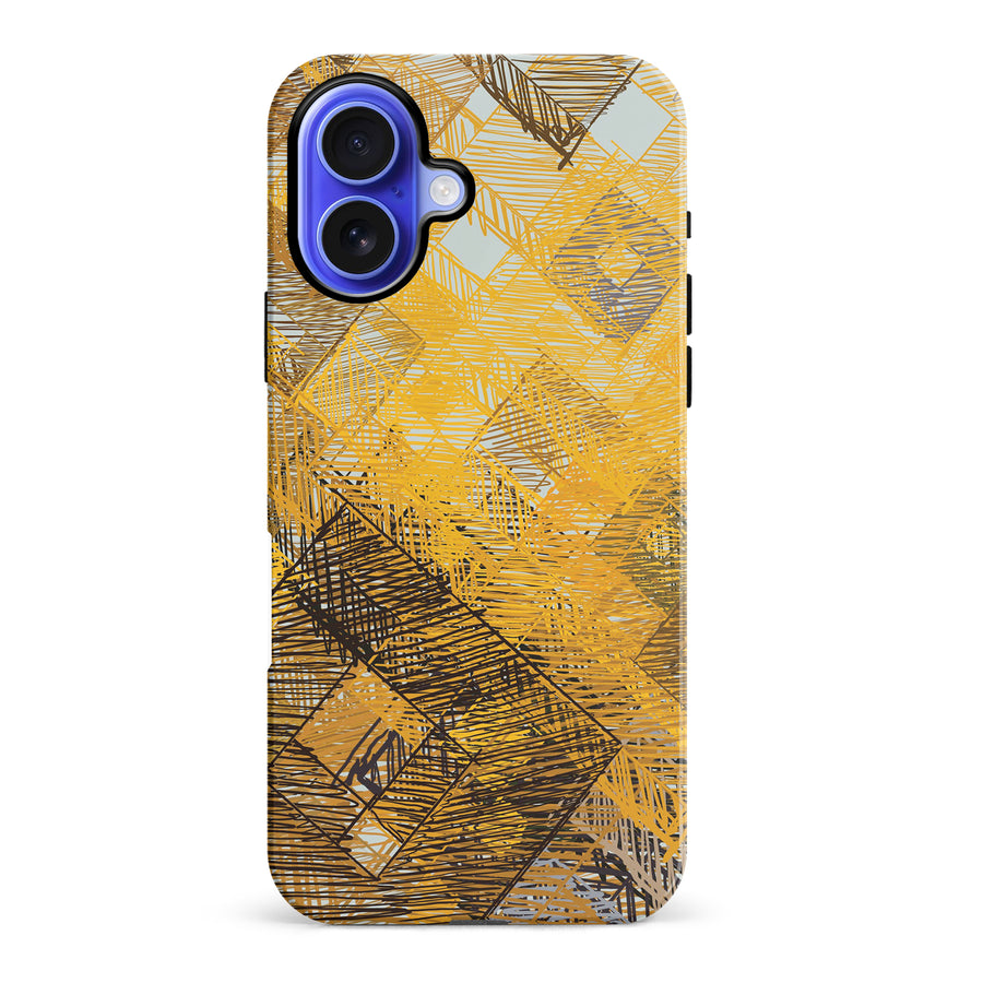 iPhone 16 Plus Digital Dream Abstract Phone Case