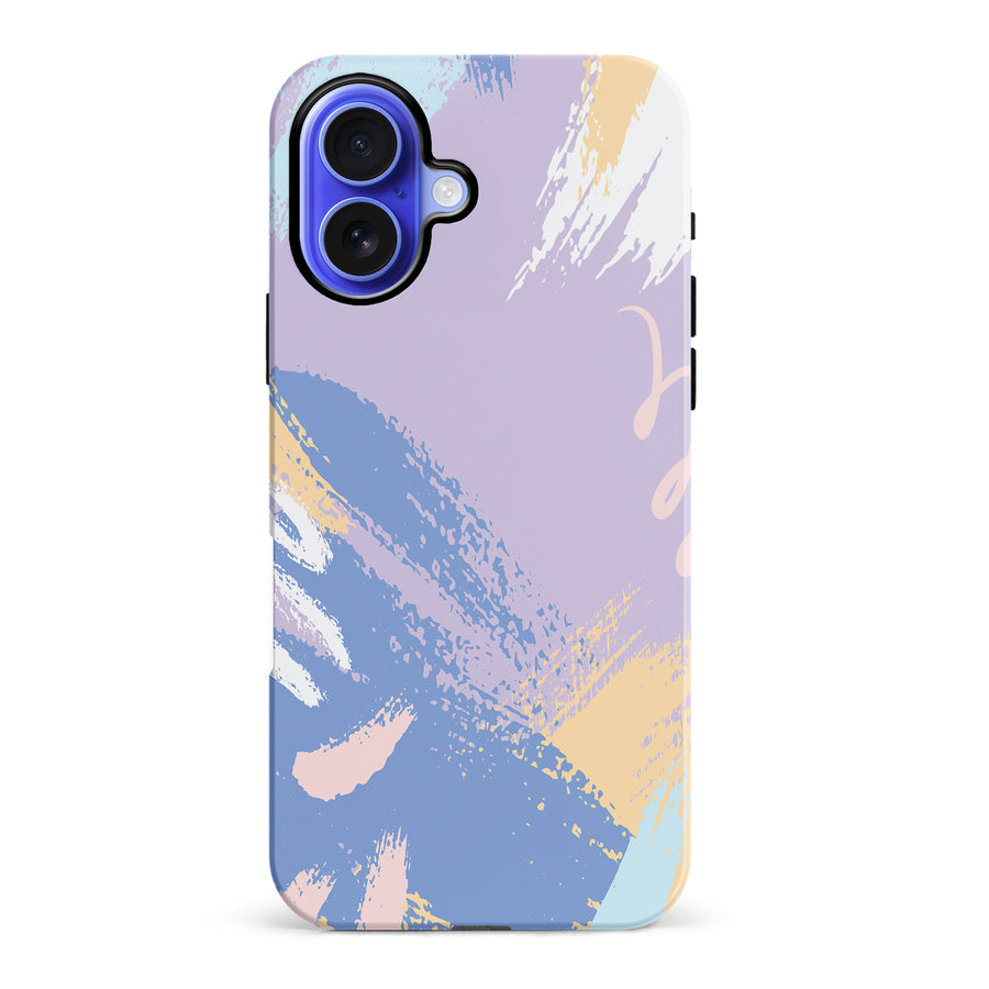 iPhone 16 Plus Futuristic Fusion Abstract Phone Case