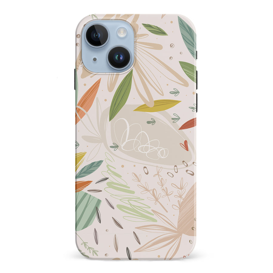 iPhone 15 Dreamy Design Abstract Phone Case