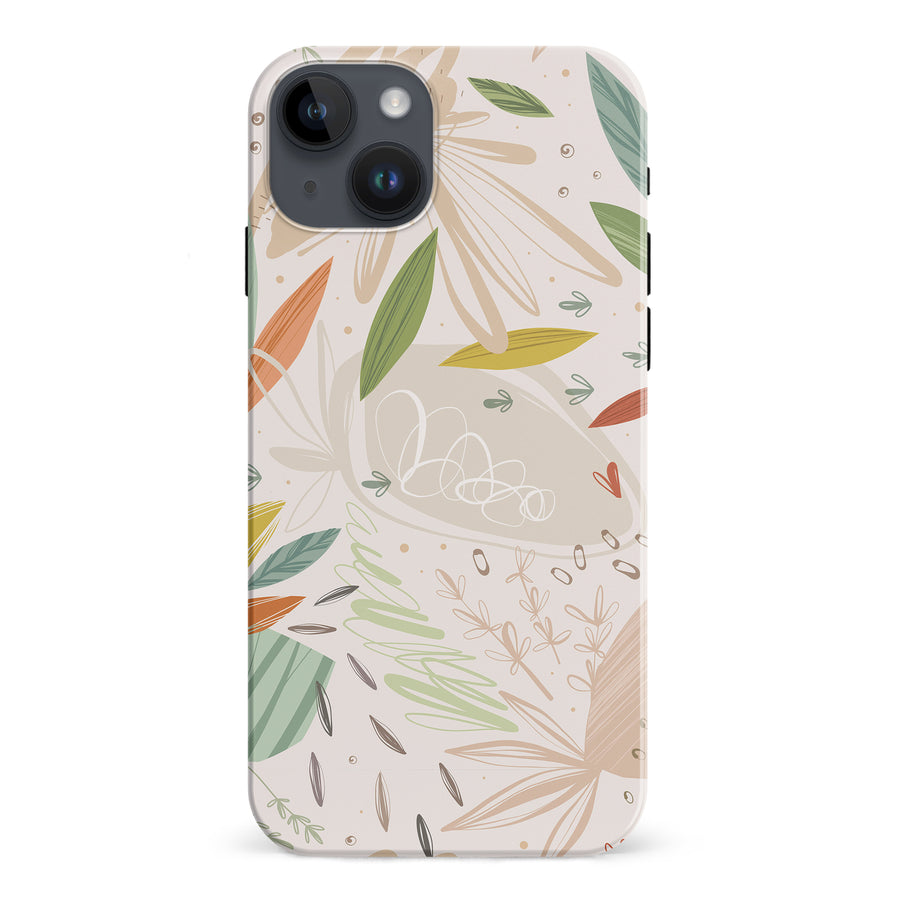iPhone 15 Plus Dreamy Design Abstract Phone Case