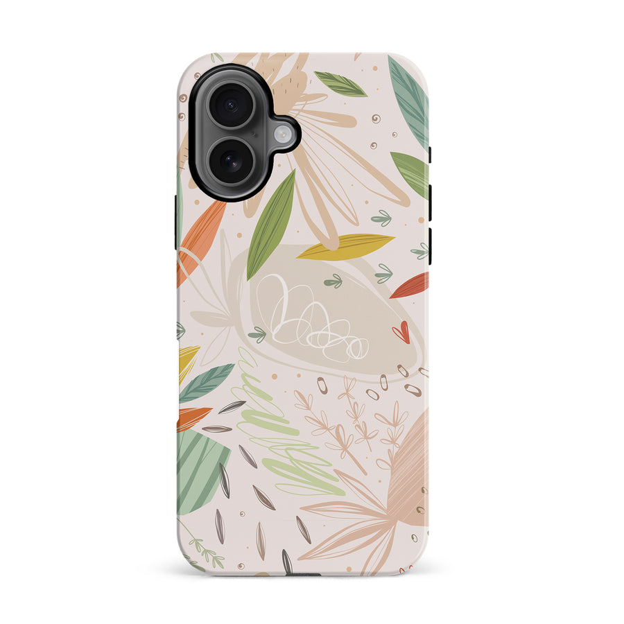 iPhone 16 Dreamy Design Abstract Phone Case