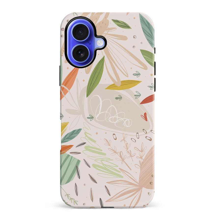 iPhone 16 Plus Dreamy Design Abstract Phone Case