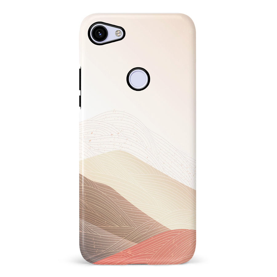 Google Pixel 3A Sophisticated Desert Abstract Phone Case