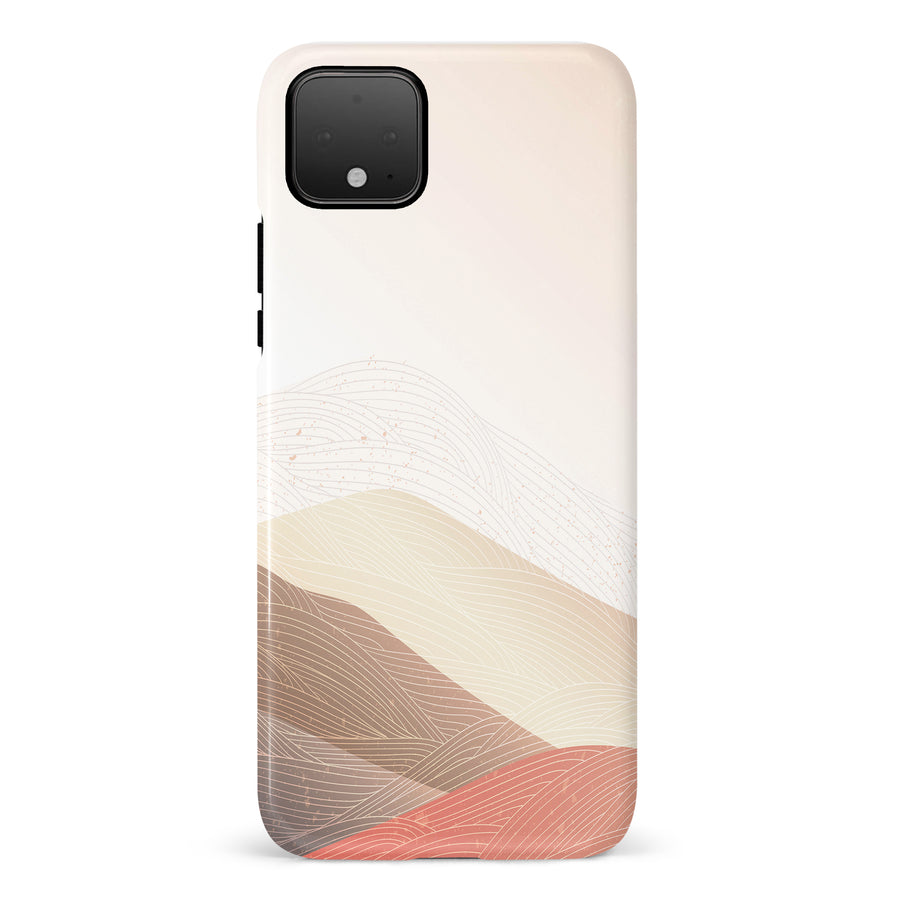 Google Pixel 4 Sophisticated Desert Abstract Phone Case