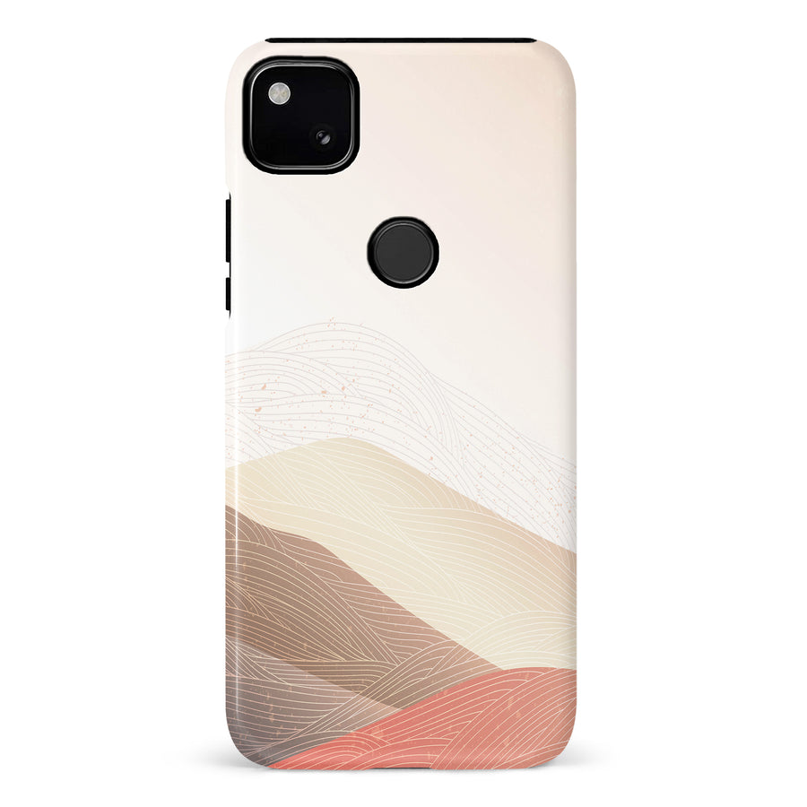 Google Pixel 4A Sophisticated Desert Abstract Phone Case