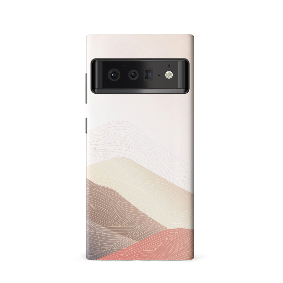 Google Pixel 6 Sophisticated Desert Abstract Phone Case