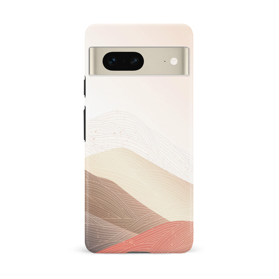 Google Pixel 7 Sophisticated Desert Abstract Phone Case