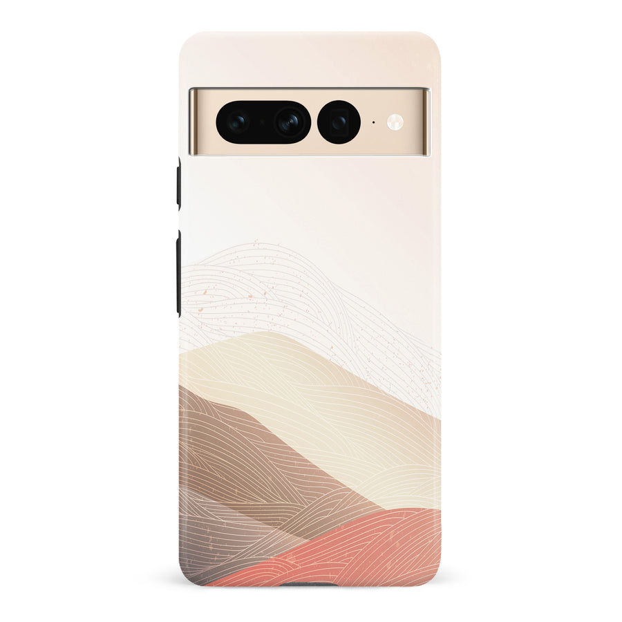 Google Pixel 7 Pro Sophisticated Desert Abstract Phone Case