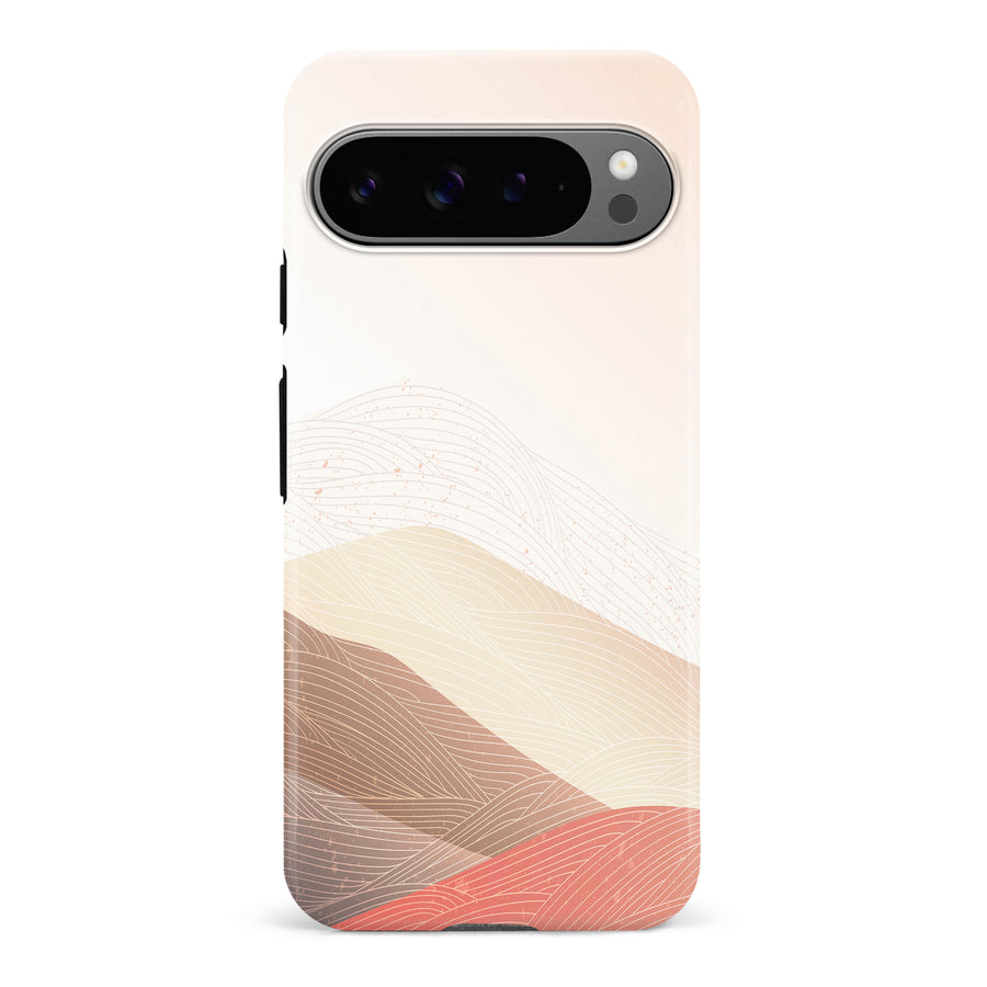 Google Pixel 9 Pro Sophisticated Desert Abstract Phone Case