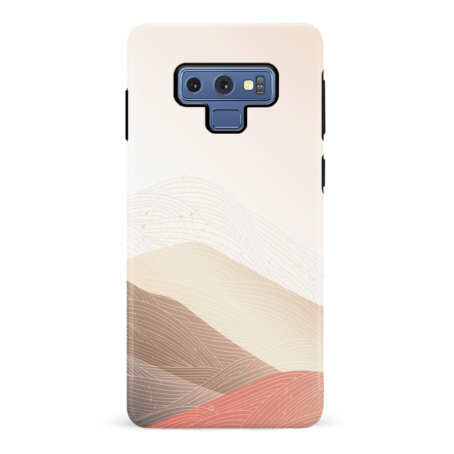 Samsung Galaxy Note 9 Sophisticated Desert Abstract Phone Case
